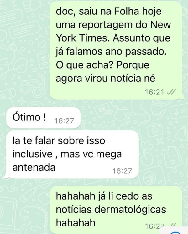 Elogios do trabalho da Deia Dariva